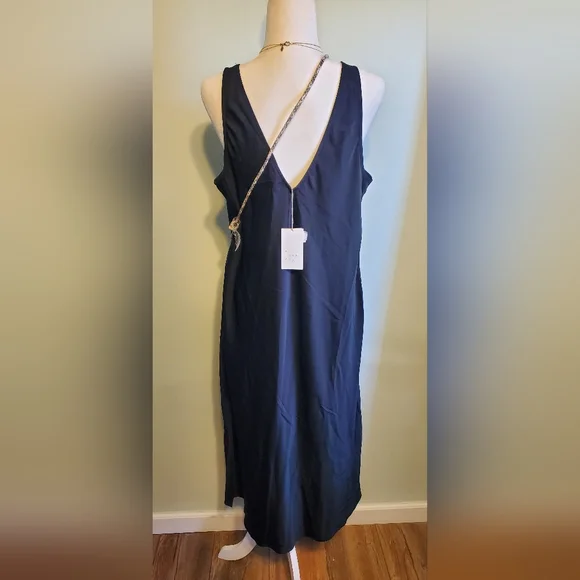 Black Slip Dress "A New Day"+Crossbody Bag. - Picture 3 of 7